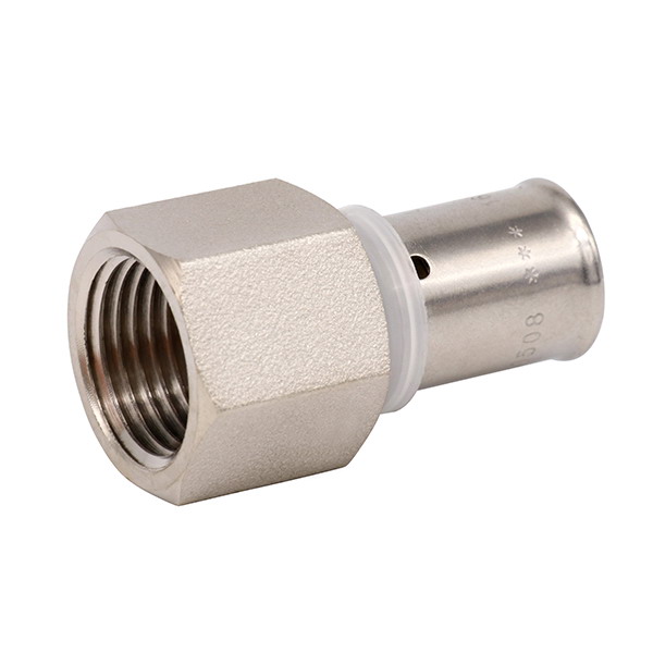 PEX PRESS FITTINGS_Brass Connector For PEALPE Pipe_Art.TS 102P
