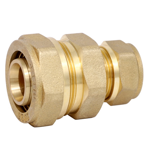 COMPRESSION FITTINGS_Brass Compression Fittings For PEALPE Pipe_Art.TS 101RN