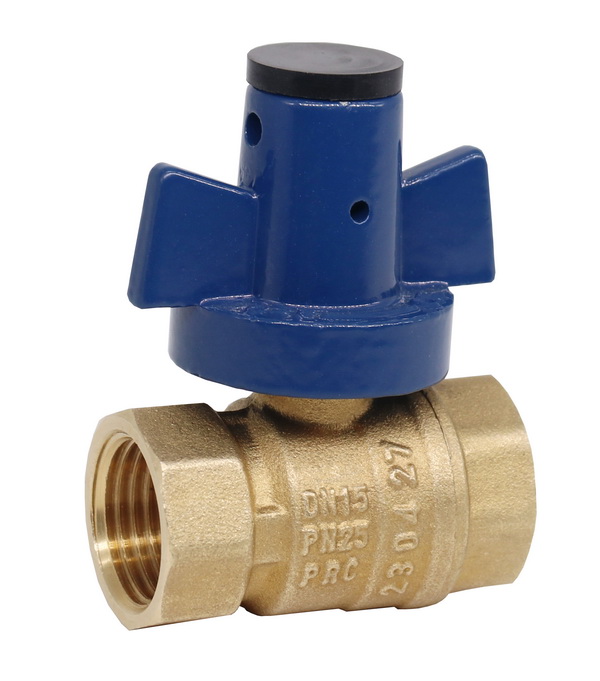 WATER METER VALVE_ Brass Water Meter Ball Valve _Art. TS 609